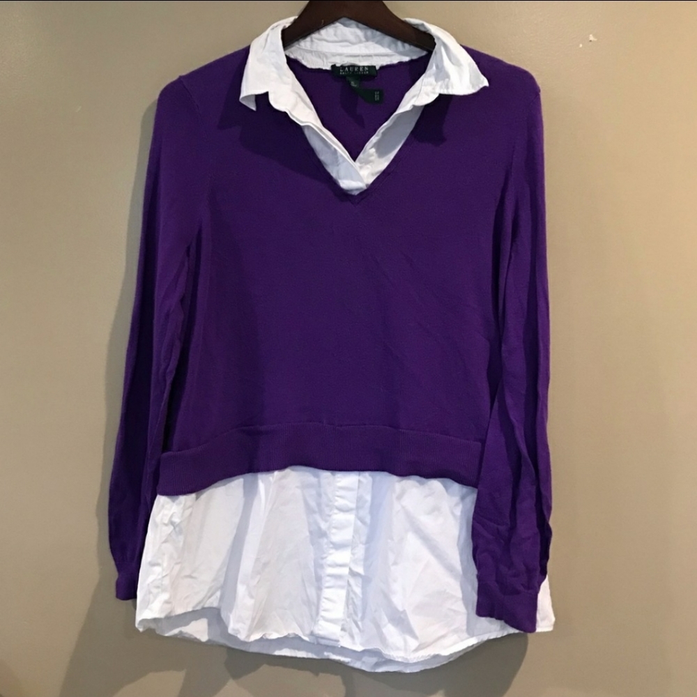 Lauren Ralph Lauren sweater blouse